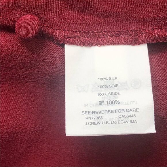 MADEWELL WATERLILY SILK RUFFLE BLOUSE NWT - Picture 7 of 10